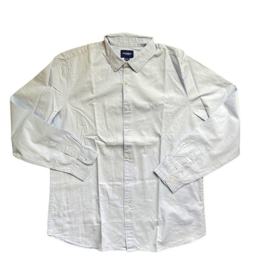 Pull&bear casual button front long sleeve shirt